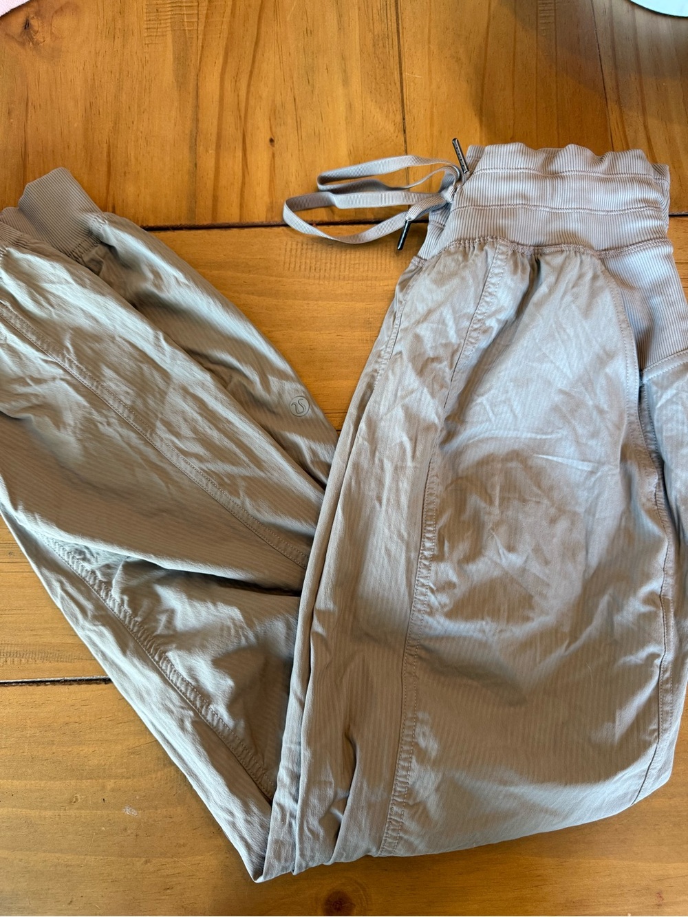 lululemon athletica Light Taupe Track Pants